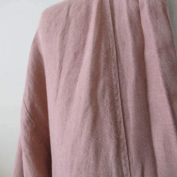 Parachute Linen Robe M Clay Minimalist Gender Neutral - Picture 3 of 6